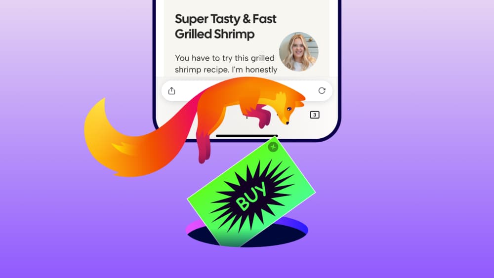 Mozilla illustration for the Firefox on iOS built-in Ad Blocker